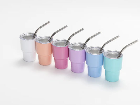 Tumblers Shots Colores pastel